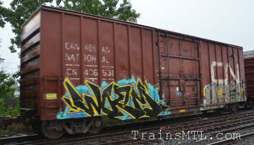 Car/wagon CN406531 left side / coté gauche
